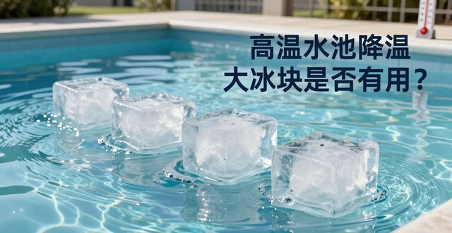 大冰块游泳池降温效果_奉贤区高温水池降温大冰块_冰块降温实际应用分析